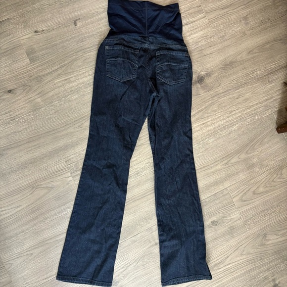 Liz Lange for Target Maternity Full Panel Jeans Size 2 Bootcut Dark Wash Comfort - Picture 6 of 7